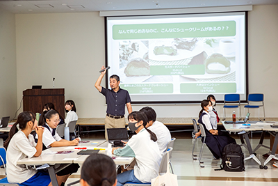 柴沼真教授による講義の様子