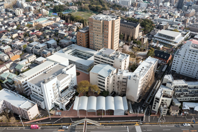 日本女子大学目白キャンパスの全体像