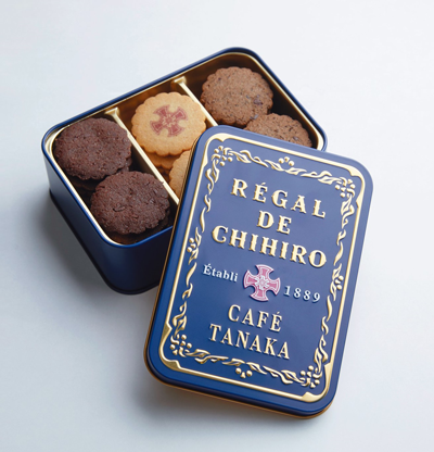 洋菓子店「カフェタナカ」とコラボレーションしたクッキー缶 洋菓子店「カフェタナカ」とコラボレーションしたクッキー缶