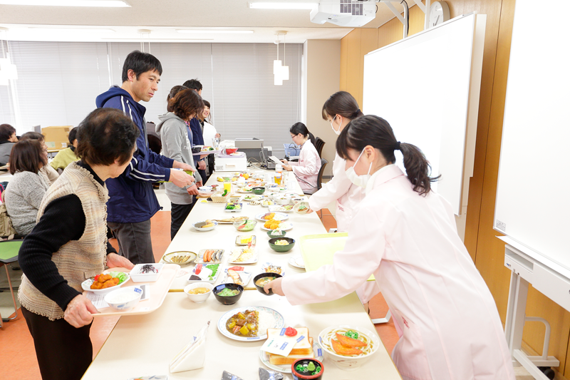 栄養指導実習風景 栄養指導実習風景