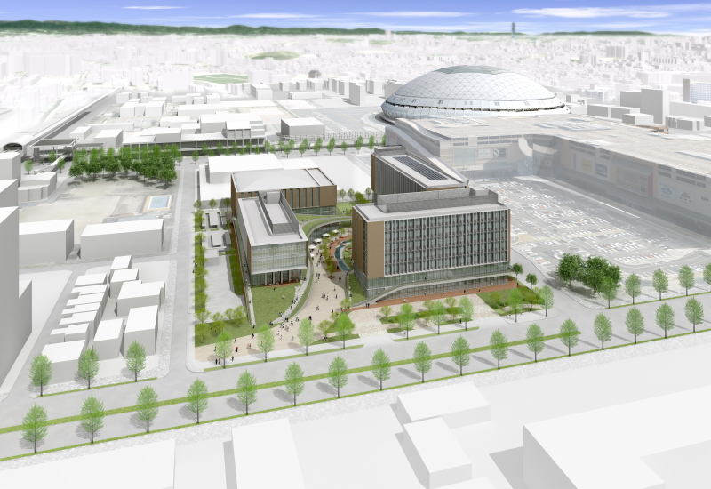 2016年4月に新設されるナゴヤドーム前キャンパス(イメージ) 2016年4月に新設されるナゴヤドーム前キャンパス(イメージ)