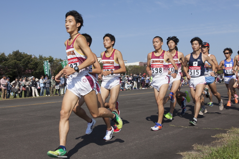 箱根駅伝予選会の様子