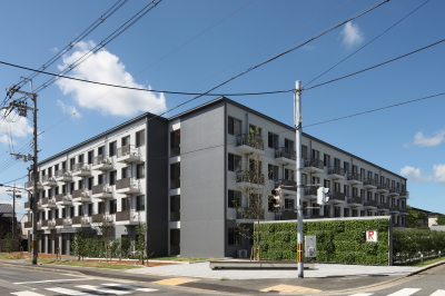 Iハウス大将軍北東側外観 Iハウス大将軍北東側外観