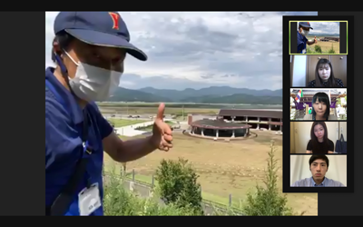 語り部の佐藤さんが当時の様子を語る 語り部の佐藤さんが当時の様子を語る